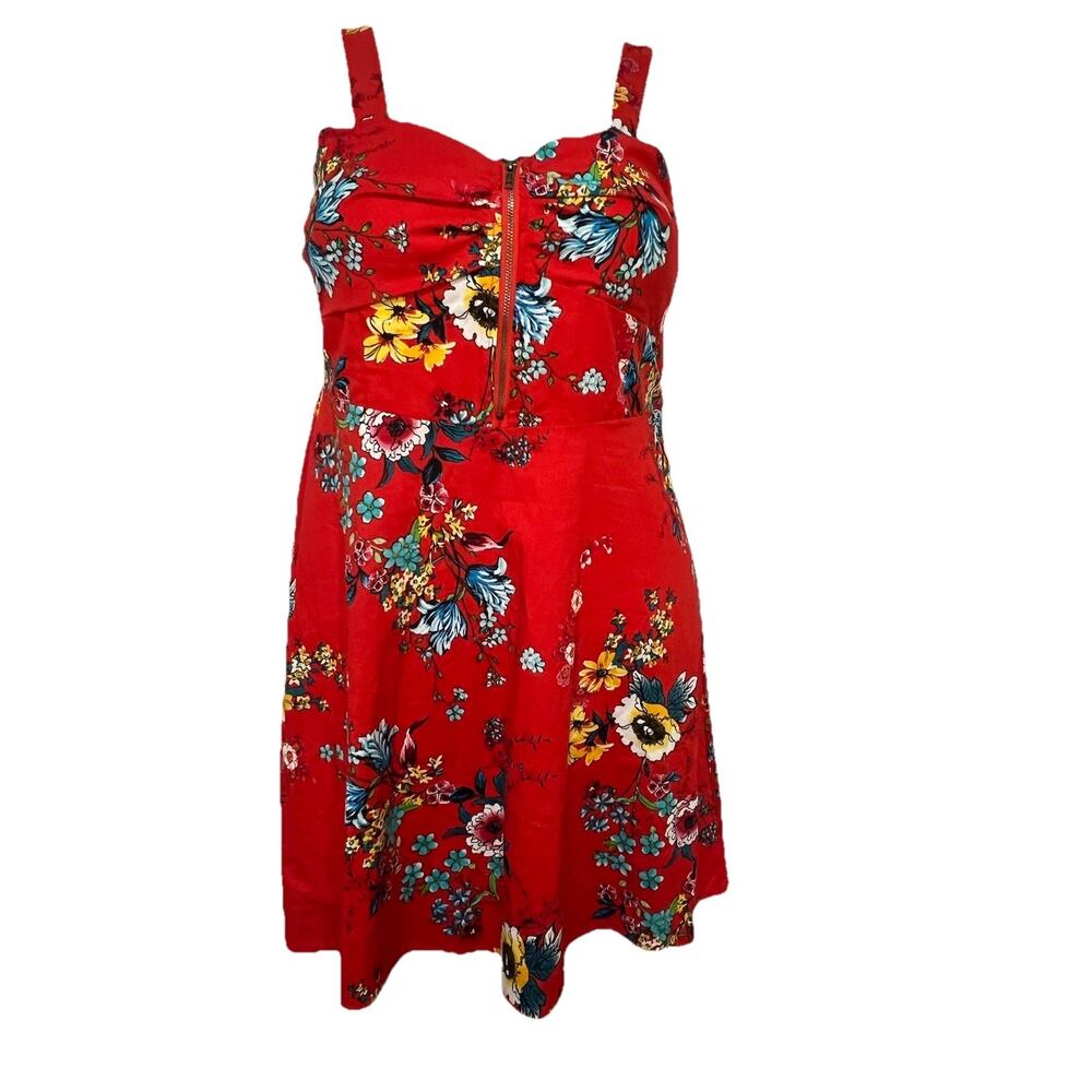 Wishful Park Red Floral Dress